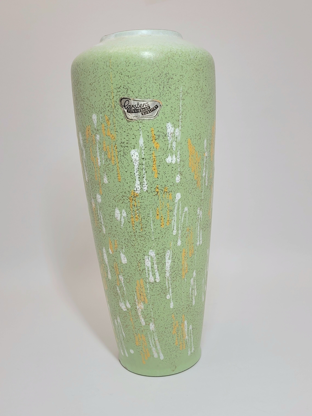 Vintage Carstens Tönnieshof West German Pottery MCM Mint Green Ceramic